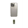 ieg™ iPhone 14 Pro Kılıf Odak Doku - Siyah Joko Magic 5D Hayalet Cam