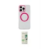 ieg™ iPhone 14 Pro Kılıf Pusula Form - Siyah 20D Premium Cam Ekran Koruyucu