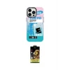 ieg™ iPhone 14 Pro Kılıf Siluet Çizgi Koleksiyonu - Siyah Buffer Cam Ekran Koruyucu