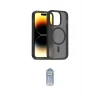 ieg™ iPhone 14 Pro Kılıf Siluet Minimal Prime - Siyah Joko Magic 5D Cam