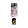 ieg™ iPhone 14 Pro Kılıf Siluet Modern Özel Seri - Siyah Buffer Hayalet Cam Ekran Koruyucu