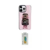 ieg™ iPhone 14 Pro Kılıf Siluet Modern Özel Seri - Siyah Polymer Nano Ekran Koruyucu