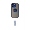 ieg™ iPhone 14 Pro Kılıf Yörünge Çizgi - Siyah Joko Magic 5D Cam