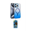 ieg™ iPhone 14 Pro Max Kılıf Ahenk Doku Özel Seri - Siyah 18D Cam Ekran Koruyucu
