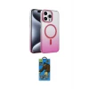 ieg™ iPhone 14 Pro Max Kılıf Ahenk Doku Özel Seri - Siyah 18D Cam Ekran Koruyucu