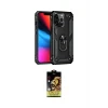 ieg™ iPhone 14 Pro Max Kılıf Ahenk Klasik Koleksiyonu - Siyah Buffer Cam Ekran Koruyucu