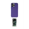 ieg™ iPhone 14 Pro Max Kılıf Ahenk Serisi - Şeffaf 360 Full Body Arka Koruyucu