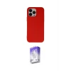 ieg™ iPhone 14 Pro Max Kılıf Ahenk Serisi - Siyah Bilvis 5in1 3D Magic Cam Ekran Koruyucu