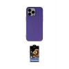 ieg™ iPhone 14 Pro Max Kılıf Ahenk Serisi - Siyah Buffer Hayalet Cam Ekran Koruyucu