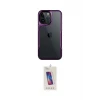 ieg™ iPhone 14 Pro Max Kılıf Akış Çizgi Koleksiyonu - Siyah Joko 5D Cam