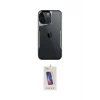 ieg™ iPhone 14 Pro Max Kılıf Akış Çizgi Koleksiyonu - Siyah Joko 5D Cam