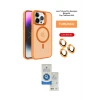 ieg™ iPhone 14 Pro Max Kılıf Akış Form - Şeffaf Royal Nano Ekran Koruyucu