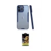 ieg™ iPhone 14 Pro Max Kılıf Atlas Asil Serisi - Siyah Buffer Cam Ekran Koruyucu