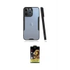 ieg™ iPhone 14 Pro Max Kılıf Atlas Asil Serisi - Siyah Buffer Cam Ekran Koruyucu