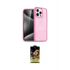ieg™ iPhone 14 Pro Max Kılıf Eksen Doku Koleksiyonu - Siyah Buffer Cam Ekran Koruyucu