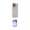 ieg™ iPhone 14 Pro Max Kılıf Eksen Doku Prime - Siyah Bilvis 5in1 3D Magic Cam Ekran Koruyucu
