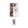 ieg™ iPhone 14 Pro Max Kılıf Eksen Form Koleksiyonu - Siyah Joko 5D Cam