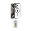 ieg™ iPhone 14 Pro Max Kılıf Eksen Form Koleksiyonu - Siyah Polymer Nano Ekran Koruyucu