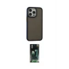 ieg™ iPhone 14 Pro Max Kılıf Eksen Işık - Şeffaf 360 Full Body Arka Koruyucu