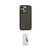 ieg™ iPhone 14 Pro Max Kılıf Eksen Işık - Şeffaf Pasifik Cam Ekran Koruyucu