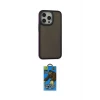 ieg™ iPhone 14 Pro Max Kılıf Eksen Işık - Siyah 18D Cam Ekran Koruyucu