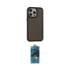 ieg™ iPhone 14 Pro Max Kılıf Eksen Işık - Siyah 18D Cam Ekran Koruyucu