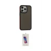 ieg™ iPhone 14 Pro Max Kılıf Eksen Işık - Siyah Joko 5D Cam