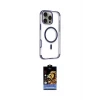 ieg™ iPhone 14 Pro Max Kılıf Eksen Klasik Koleksiyonu - Siyah Buffer Hayalet Cam Ekran Koruyucu
