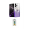 ieg™ iPhone 14 Pro Max Kılıf Eksen Minimal Özel Seri - Siyah Polymer Nano Ekran Koruyucu