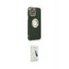 ieg™ iPhone 14 Pro Max Kılıf İz Form Serisi - Şeffaf Pasifik Cam Ekran Koruyucu