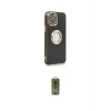 ieg™ iPhone 14 Pro Max Kılıf İz Form Serisi - Siyah Joko Magic 5D Hayalet Cam