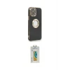 ieg™ iPhone 14 Pro Max Kılıf İz Form Serisi - Siyah Polymer Nano Ekran Koruyucu