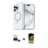 ieg™ iPhone 14 Pro Max Kılıf Kıvılcım Form Prime - Siyah Buffer Cam Ekran Koruyucu + Bilvis Titan Kamera Lens - GS