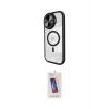 ieg™ iPhone 14 Pro Max Kılıf Kıvılcım Modern Koleksiyonu - Siyah Joko 5D Cam