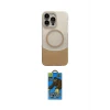 ieg™ iPhone 14 Pro Max Kılıf Kozmos Form Özel Seri - Siyah 18D Cam Ekran Koruyucu