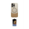 ieg™ iPhone 14 Pro Max Kılıf Kozmos Form Özel Seri - Siyah Buffer Hayalet Cam Ekran Koruyucu