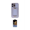 ieg™ iPhone 14 Pro Max Kılıf Kozmos Minimal Prime - Siyah Buffer Hayalet Cam Ekran Koruyucu