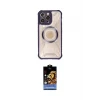 ieg™ iPhone 14 Pro Max Kılıf Kutup Modern - Siyah Buffer Hayalet Cam Ekran Koruyucu