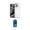 ieg™ iPhone 14 Pro Max Kılıf Nova Asil Prime - Siyah 18D Cam Ekran Koruyucu