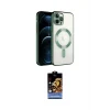 ieg™ iPhone 14 Pro Max Kılıf Nova Işık Özel Seri - Siyah Buffer Hayalet Cam Ekran Koruyucu