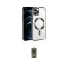 ieg™ iPhone 14 Pro Max Kılıf Nova Işık Özel Seri - Siyah Joko Magic 5D Hayalet Cam