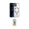 ieg™ iPhone 14 Pro Max Kılıf Nova Işık Özel Seri - Siyah Polymer Nano Ekran Koruyucu