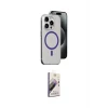 ieg™ iPhone 14 Pro Max Kılıf Odak Form Özel Seri - Siyah Bilvis 3D Mat Cam Ekran Koruyucu
