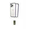 ieg™ iPhone 14 Pro Max Kılıf Pusula Asil Koleksiyonu - Siyah Joko Magic 5D Hayalet Cam