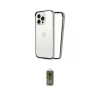 ieg™ iPhone 14 Pro Max Kılıf Pusula Asil Koleksiyonu - Siyah Joko Magic 5D Hayalet Cam