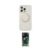 ieg™ iPhone 14 Pro Max Kılıf Pusula Form - Şeffaf 360 Full Body Arka Koruyucu