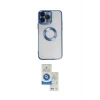 ieg™ iPhone 14 Pro Max Kılıf Pusula Form - Şeffaf Royal Nano Ekran Koruyucu