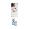 ieg™ iPhone 14 Pro Max Kılıf Pusula Form - Şeffaf Royal Nano Ekran Koruyucu