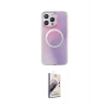 ieg™ iPhone 14 Pro Max Kılıf Pusula Form - Siyah Bilvis 3D Mat Cam Ekran Koruyucu