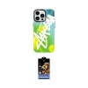 ieg™ iPhone 14 Pro Max Kılıf Siluet Çizgi Koleksiyonu - Siyah Buffer Hayalet Cam Ekran Koruyucu
